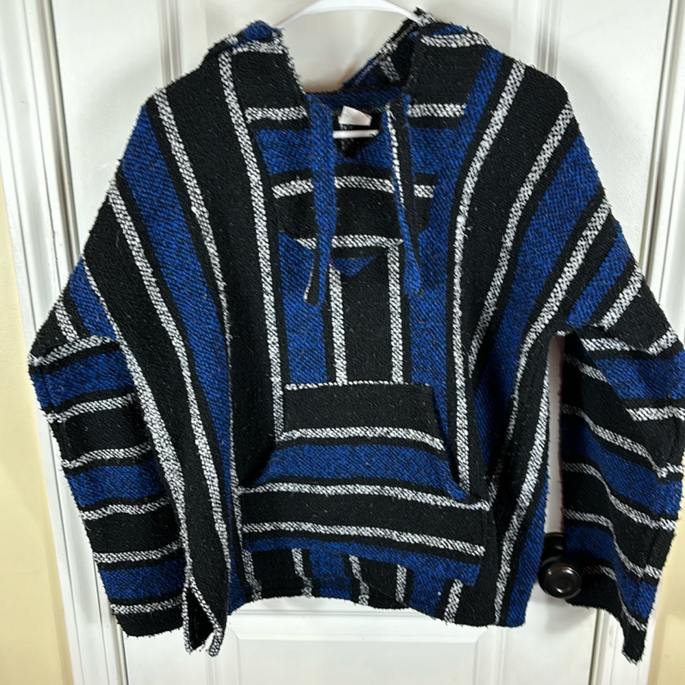 Mexican blanket hoodie sweatshirt